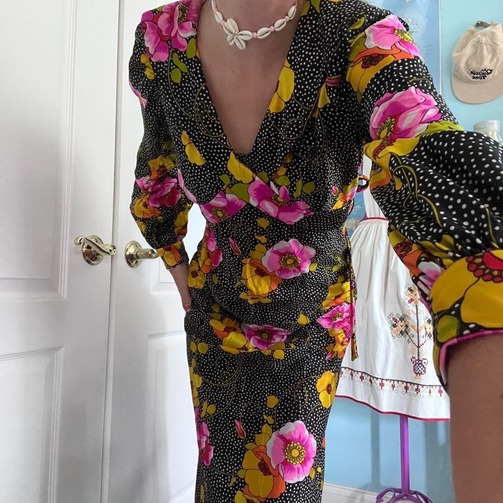 Vintage 70s maxi dress